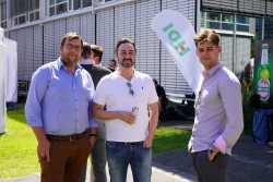 Bild von drei Männern beim Digital HUB Bonn