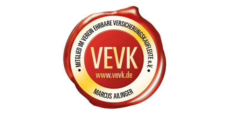 LOGO vom VEVK, einem Verein für ehrbare Versicherungskaufleute.