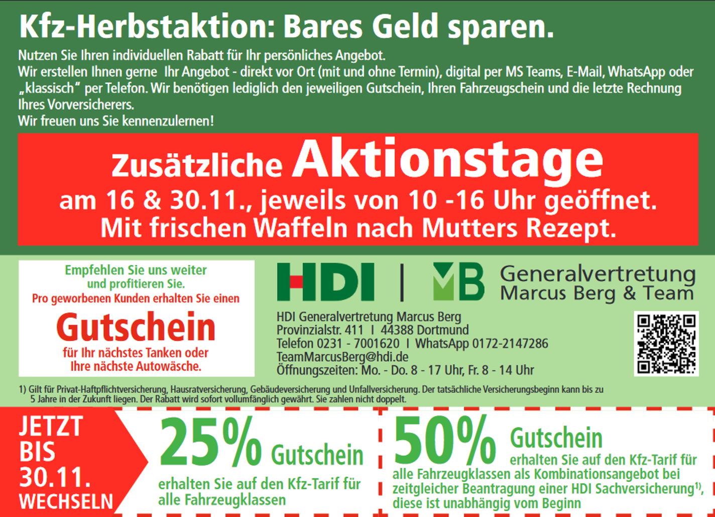 Gutschein Kfz-Aktion