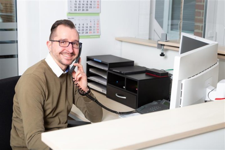 Mitarbeiter bei der Arbeit