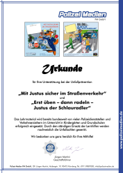 Urkunde Polizei Medien