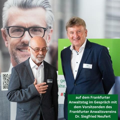 Dörfler und Vorsitzender des Deutschen Anwaltstages