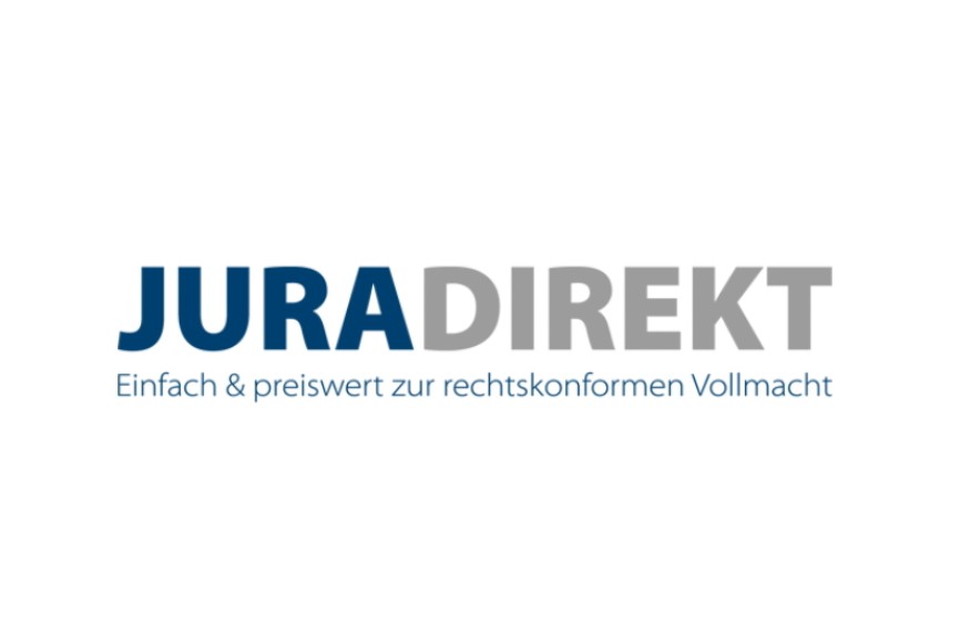 Logo Jura Direkt - Einfach & preiswert zu rechtskonformen Vollmacht
