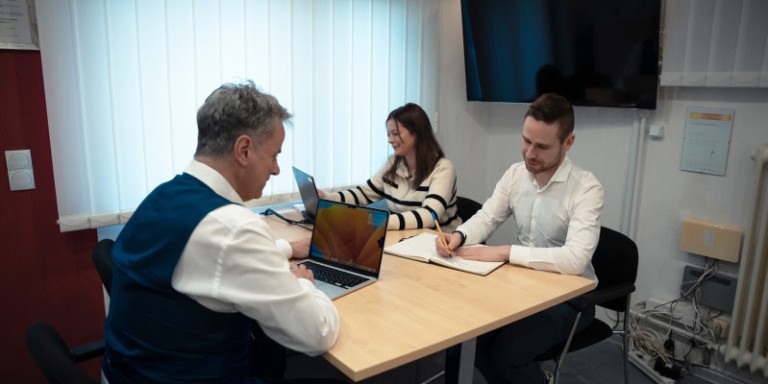 Team am Arbeiten