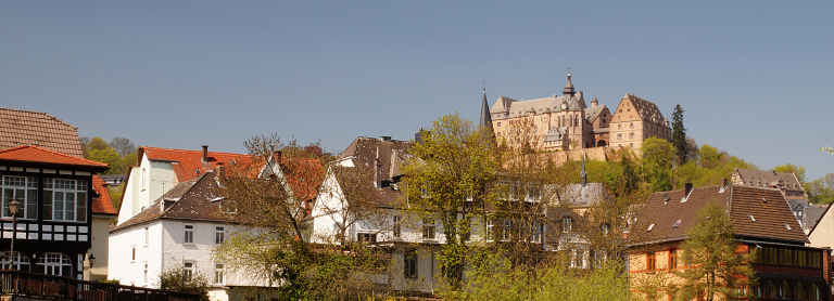 Blick auf Marburg
