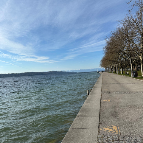 Ausblick auf Starnberg