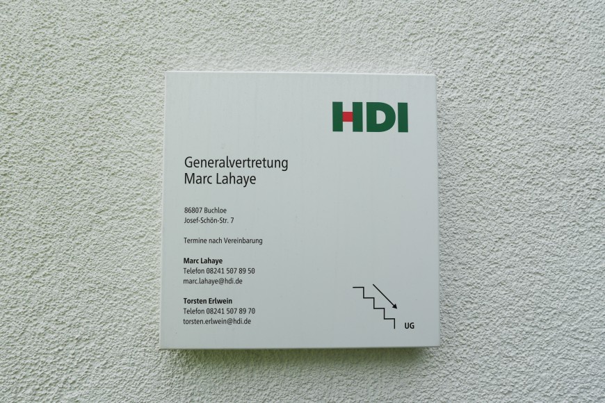 Eingang Agentur Lahaye