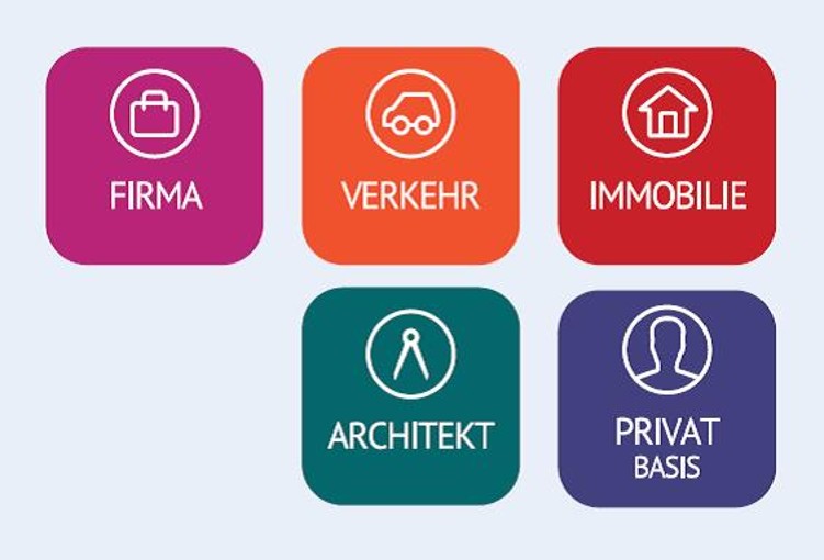 Grafische Darstellung der Bausteine des Standard Rechtsschutzes für Architekten