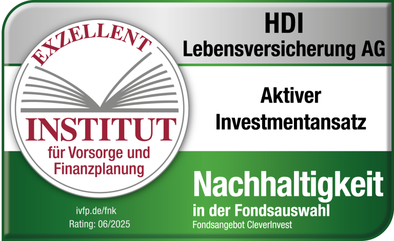Siegel IVFP Clever Invest nachhaltige Fonds