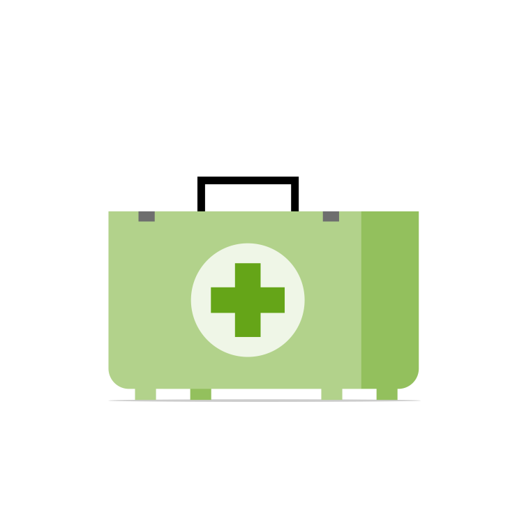 Illustration Erste Hilfe Koffer