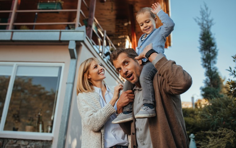 Haftpflicht-Familienhaftpflicht Familienfoto