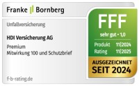 Siegel Franke & Bornberg HDI Unfallversicherung Premium