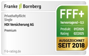 Auszeichnung Franke und  Bornberg HDI PHV Single 02.25