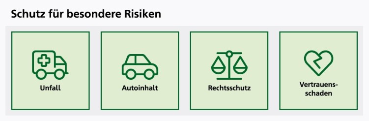 Produktgrafik Bauhandwerk Schutz für besondere Risiken