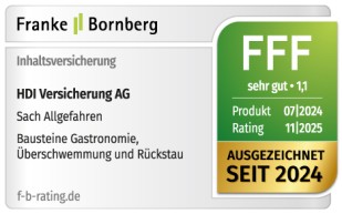 Siegel INhaltsversicherung Gastronomie